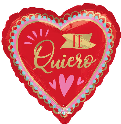 Te Quiero Artistic Affection Foil Balloons