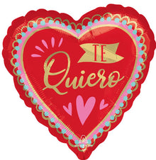 Te Quiero Artistic Affection Foil Balloons