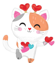 Purr-fect Valentine's Day Kitty Shape