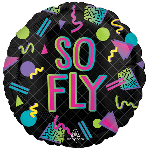 90's Party So Fly Foil Balloons