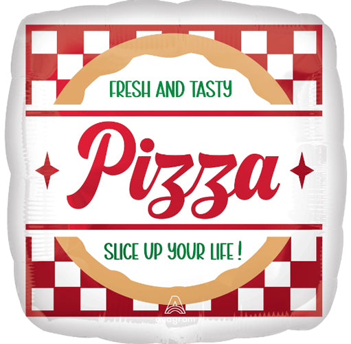 Pizza Party Box Foil Balloons