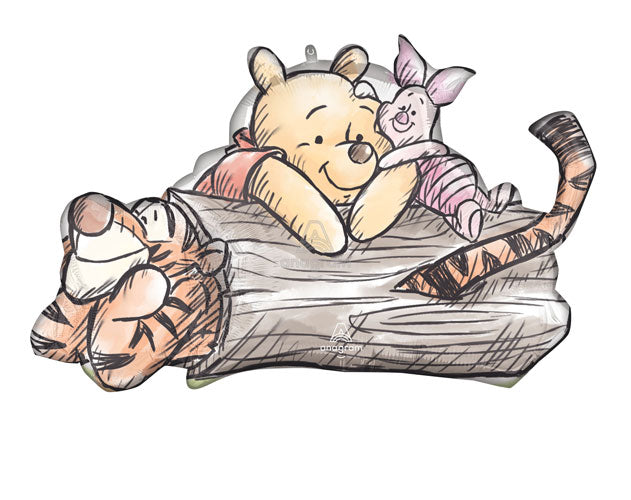 Winnie The Pooh with Piglet and Tigger Shape