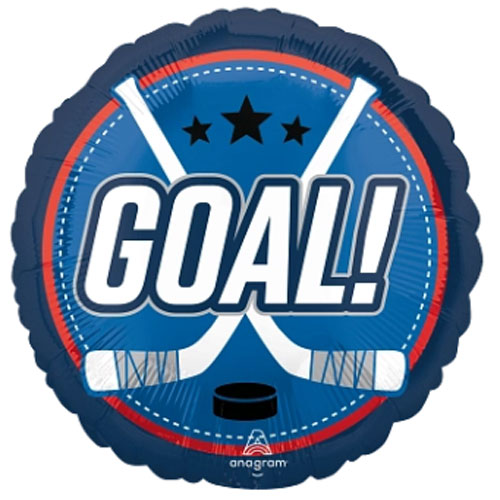 Hockey Goal Jumbo Foil Balloons