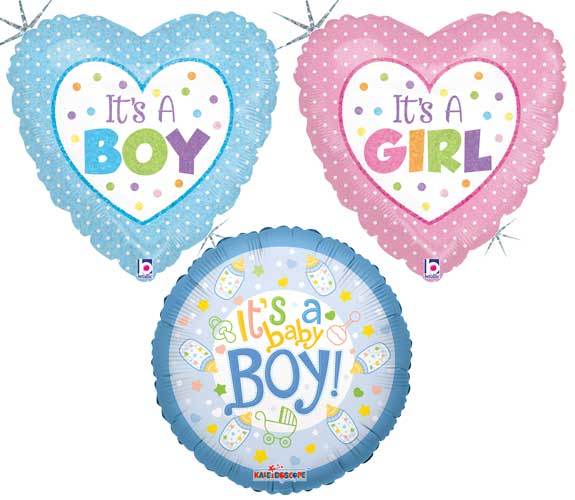 Baby Assortment Preinflated Balloons