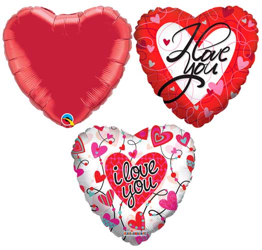 Love Assortment Preinflated Balloons