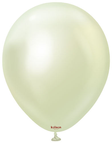5” Mirror Green Gold Kalisan Balloons