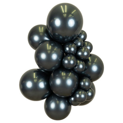 12” Mirror Navy Kalisan Balloons