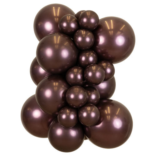 12” Mirror Burgundy Kalisan Balloons