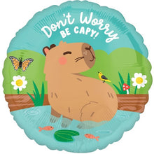 Don't Worry Be Happy Capy Foil Balloons