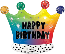Birthday Rainbow Crown Junior Shape