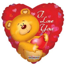 I Love You Cute Bear Balloon