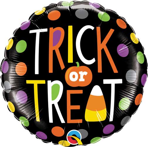 Halloween Trick Or Treat Foil Balloons