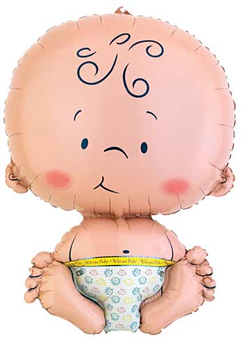 Welcome Baby Shape Foil Balloons
