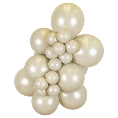 18” Aura Ivory White Kalisan Balloons