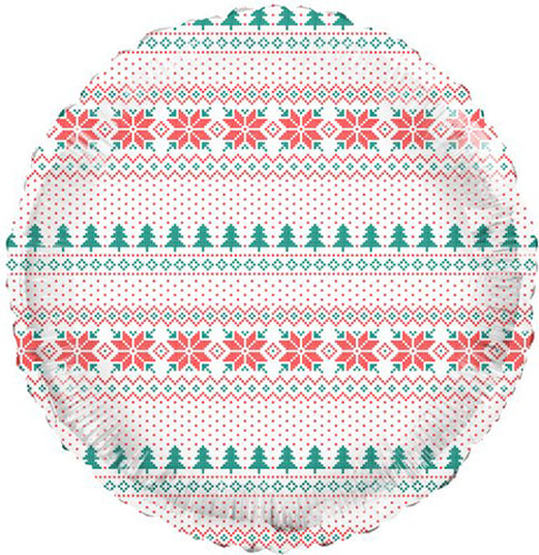 Feelin' Festive Print Foil Balloons