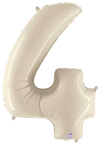 White Sand Number 4 Megaloon Balloon