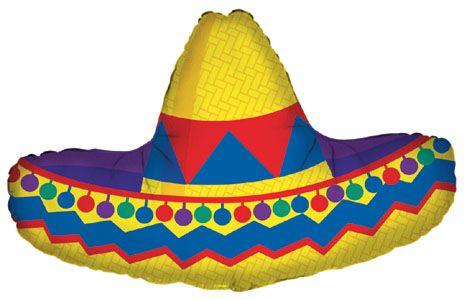 Sombrero Foil Balloons