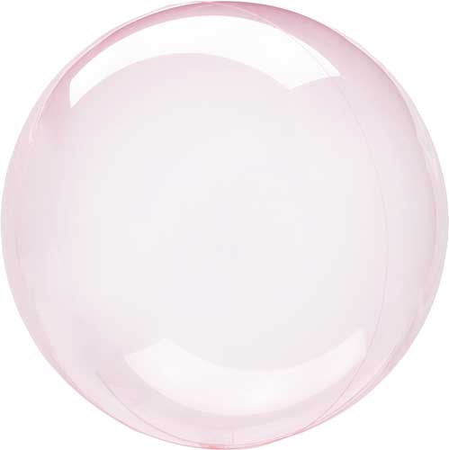 Crystal Clearz Dark Pink Non-Foil Balloons