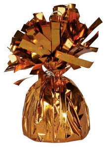 Orange Fringed Foil Weight
