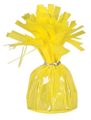 Yellow Fringed Foil Weight