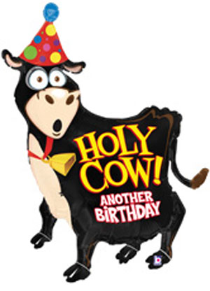 Holy Cow! Another Birthday Jumbo Foil Balloons