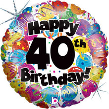 40th Birthday Foil Balloons