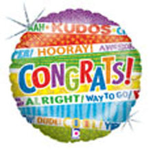Lots O' Congrats Foil Balloons