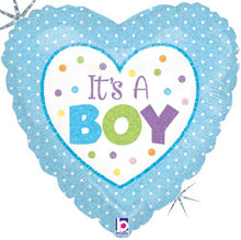 Baby Boy Dots Foil Balloons