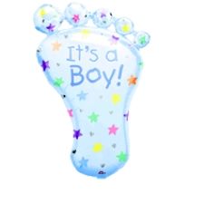 It's a Boy Foot Shape Foil Balloons