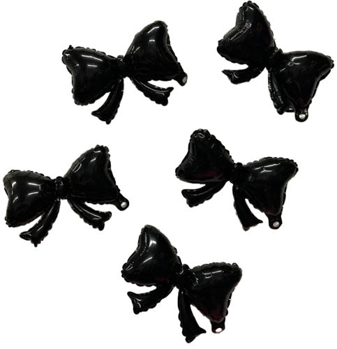 9 inch Air-Fill Black Mini Bows