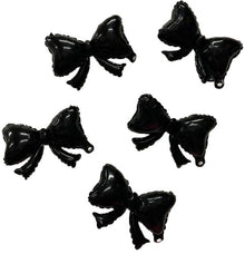 9 inch Air-Fill Black Mini Bows