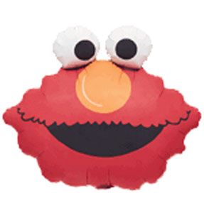 Elmo Head Foil Balloons