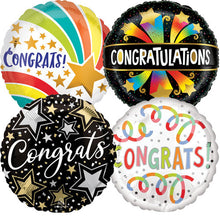 9" Congratulations Preinflated Assortment