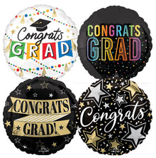9" Graduation Preinflated Balloon Assortment