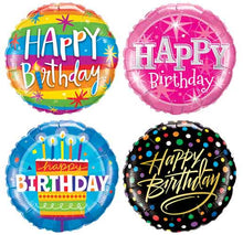 Birthday Assortment Preinflated Balloons