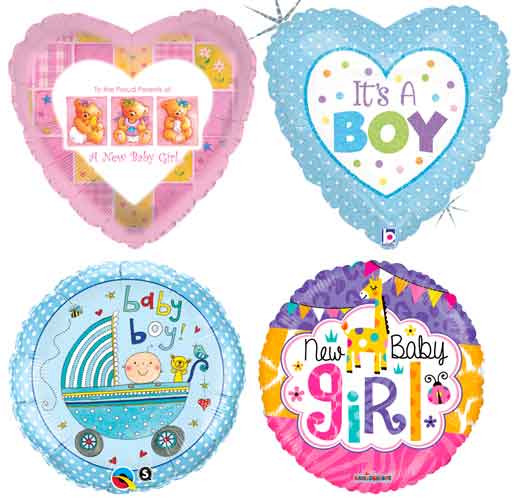 Baby Assortment Preinflated Balloons
