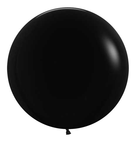 Deluxe Black Latex Balloons