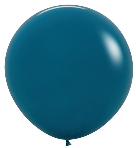 24 Deluxe Deep Teal Sempertex Balloons