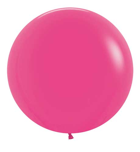 Deluxe Fuchsia Latex Balloons
