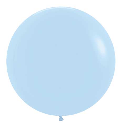 Pastel Matte Blue Latex Balloons