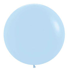 Pastel Matte Blue Latex Balloons