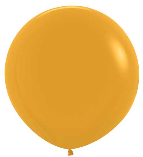 Deluxe Mustard Latex Balloons