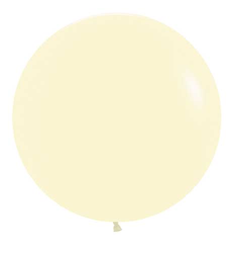 Pastel Matte Yellow Latex Balloons