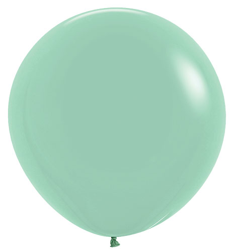 24 Pastel Dusk Green Tea Balloons