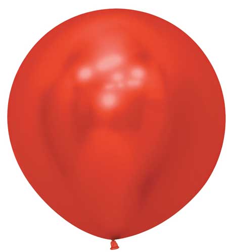 Reflex Crystal Red Latex Balloons