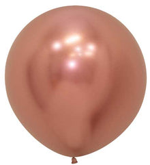 Reflex Rose Gold Latex Balloons