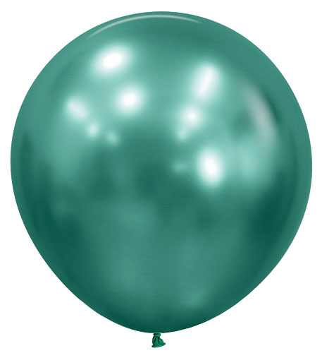 24 Reflex Aurora Green Sempertex Balloons