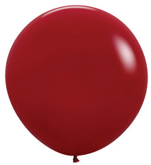 24 Deluxe Imperial Red Sempertex Balloons