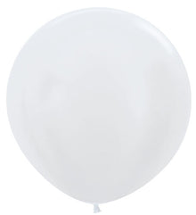 24 Pearl White Sempertex Balloons