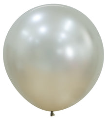 24 Silk Cream Pearl Sempertex Balloons